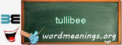 WordMeaning blackboard for tullibee